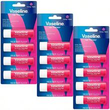 Vaseline Lip Therapy Petroleum Jelly - Rosy For Women - 0.16 Oz Lip Balm - Pack Of 12 - Trong sáng - Xem 2
