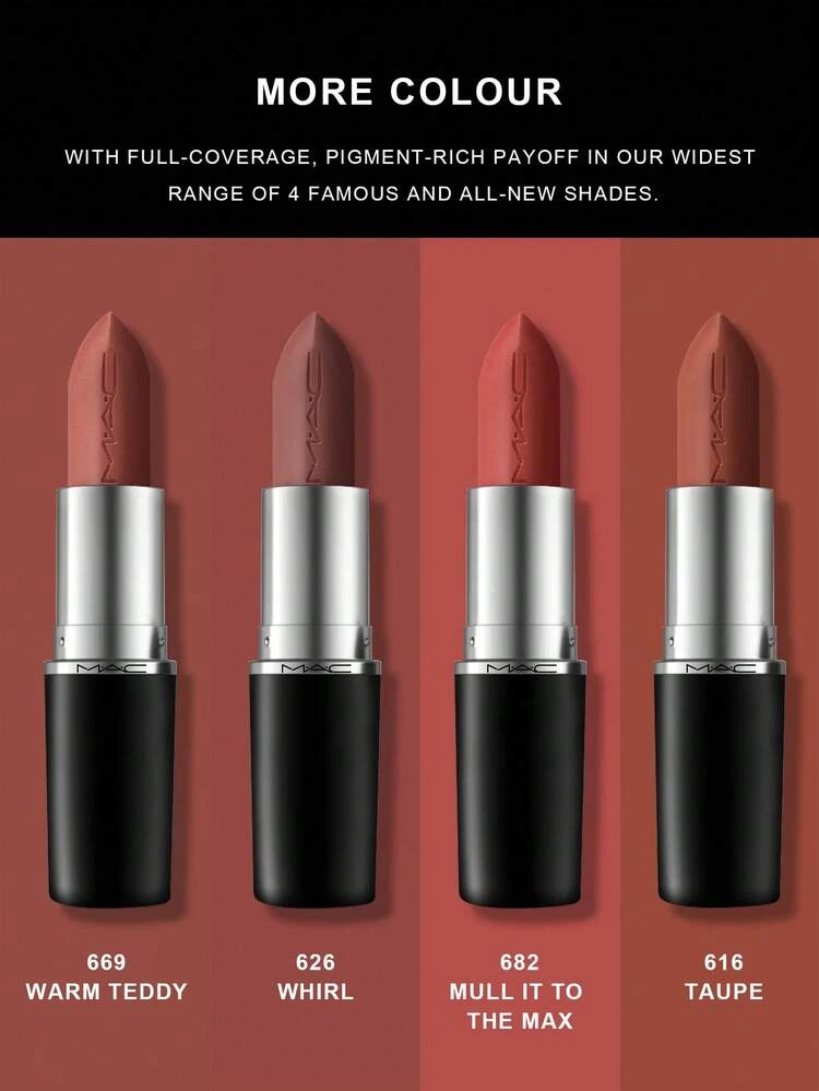 MAC M.A.C XIMAL Velvet Matte Lipstick - 669 Warm Teddy (Warm Nude