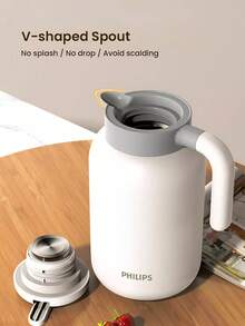 PHILIPS Thermo Jug AWP2622 2L Capacity 24h Vacuum Insulation Pot SUS316LInner Liner Pot Hot/Cold Heat Preservation - Multicolor - View 8