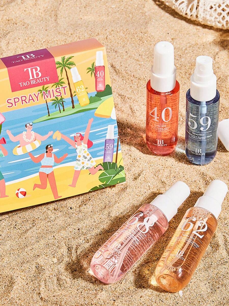 4 قطع/5 قطع/مجموعة، رذاذ غرفة خالي من الكحول 40 مل - عطر زهري منعش، مناسب للحمام/الخزانة/السيارة، استخدام يومي برذاذ عطري طبيعي