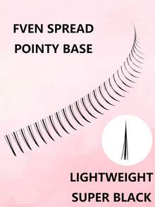 120pcs A-Type Eyelashes, 11mm, C-Curl Lasting Longer, DIY Different Lengths, Natural Soft Handmade Lashes, For Daily Use, Travel & Cartoon Lash Clusters,Eye Lash Clusters,Individual Eyelashes,Lashes,Fake Lashes