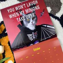 2026 Cat Lovers Calendar, 2026 Bath Cat Wall Calendar, Funny Desktop Calendar For Office, Home Decor, Secret Santa Claus Gifts - Cat - View 5