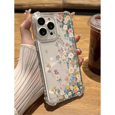 Funda protectora de teléfono con estampado floral y de mariposa en TPU de 1 pieza, con 4 esquinas reforzadas y antideslizante, compatible con iPhone 11 12 13 14 11 Pro Max 12 Pro Max 13 Pro Max 14 Pro Max XR 15 15 PRO 15 PRO MAX / 16 / 16 Pro / 16 Pro Max / 16 Plus / 15 / 15 Pro / 15 Pro Max / 15 Plus, también se adapta a los últimos modelos 17 / 17 Pro / 17 Pro Max / 17 Air, versión internacional, no la versión nacional