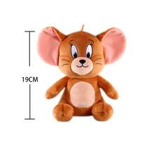 Tom And Jerry | 1pc Classic Tom And Jerry Plush Toy Christmas Gift Cartoon Movie Figures Cat Mouse Cute Stuffed Animals Doll For Kids Soft Huggable Plushie - Multicolor - View 8