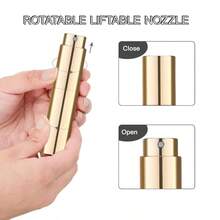 5ML Refillable Perfume Atomizer Bottle Travel, Portable Cologne Atomizer, Pocket Perfume Spray Gold - 金色 - 查看 7