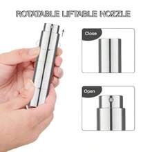 5ML Refillable Perfume Atomizer Bottle Travel, Portable Cologne Atomizer, Pocket Perfume Spray Gold - Bạc - Xem 6