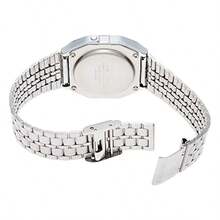 2pcs A159W-N1 Men's Quartz Watch, Long Battery Life, Suitable For Daily Wear In Various Occasions. Features LCD Display, Date, Day Of Week, And Alarm Function. Bonus: Constellation Watch - Silver - View 2