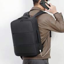 Men Travel Laptop Backpack, Expandable 45L Carry On Backpack Waterproof Airline Approved Business Backpack For Men Work With USB Charging Port 15.6inch Laptop Compartment, Large Capacity College Bookbag Work Computer Bag Gifts For Men Fits 15.6 Inch Notebook Christmas And New Year Gifts Large Capacity Bag