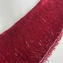 2/10Yards/Pack 15cm Fringe Trim Lace Polyerter Fibre Tassel 4inch Wide Long For Clothes Accessories Latin Wedding Dress DIY Lamp Shade Decoration - Multicolor - View 22
