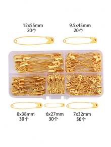50-500 DIY Steel Safety Pins, Modern Minimalist Home Safety Pin Set, Suitable For Fixing Clothes, Fixing Clothes Labels, Cuff Pins, And Essential Household Pins
