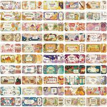 50 张梦想票贴纸美观贴纸高品质贴纸贴花剪贴簿、日记本、笔记本电脑、保险杠、滑板、水瓶、电脑、手机贴纸可以为您的生活带来很多乐趣，是送给成人的完美礼物 - 彩色 - 查看 3