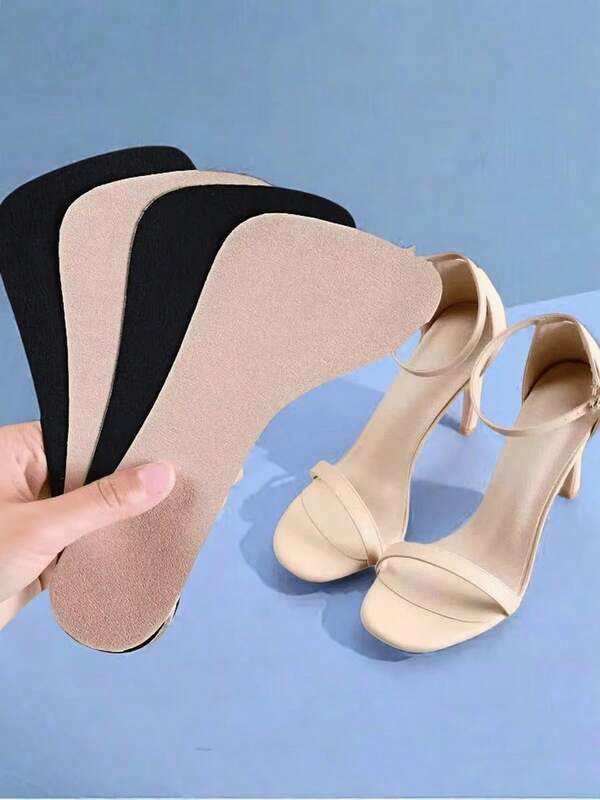 Sandals With Anti-Slip Stickers, Seven-Inch Pads, Ultra-Thin In Summer, Sweat-Absorbing, Breathable, Soft Soles, Comfortable, Shoes, High Heels, Self-Adhesive And Customizable