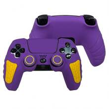Funda protectora TOPWOLF de silicona para el controlador PS 5, con anillo anti-polvo para el joystick, accesorio P5 - funda de silicona ps5 - Ver 10