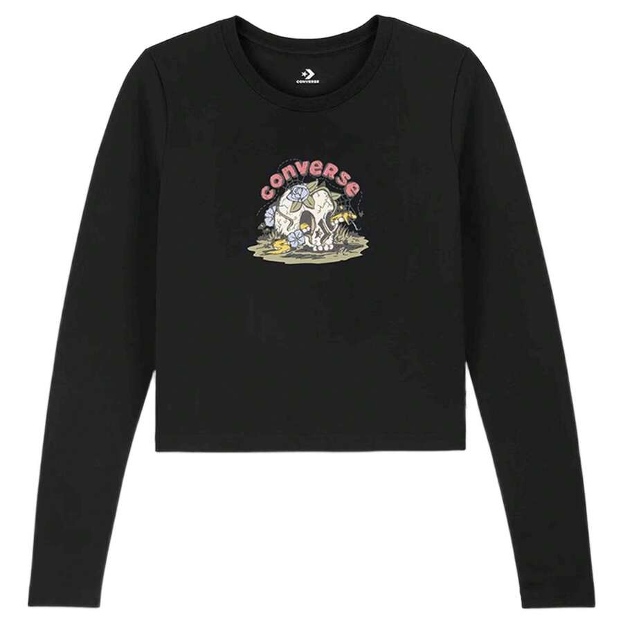 Converse Women Outdoor Tees & Tanks - Black - View 1