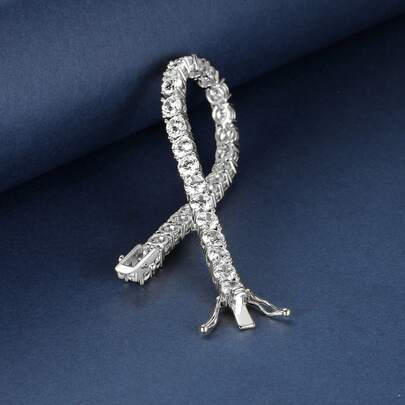 MDFUN 5.0毫米男女通用网球手链，18K白金/黄金镀层，5毫米圆形立方氧化锆经典网球手链