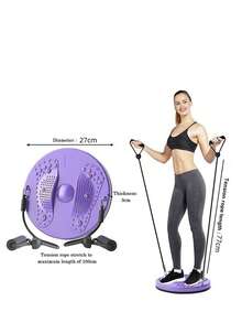 Waistwhisper - Body Shaping Waist Twisting Disc Waist Whisper Exerciser Trainer - Purple - View 7