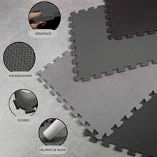 Fitness Floor Mat - 黑色 - 查看 5