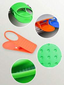 New Large Size Table Edge Cup Holder/Cup Stand, Clip-On Office Desk Edge Cup Holder ,Drinking Cup Holder Creative Portable Drinking Cup Holder Clip Clamp For Desk Table Office Cup Coffee Drink Holder(Random Color) - Multicolor - View 5