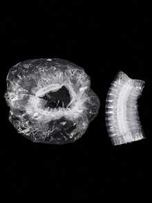 100/200Pcs Disposable Ear Cover Waterproof Bath Shower Hair Dyeing Ear Protector Shield Earmuffs Caps Barber Tools Salon Accessories