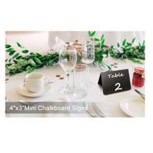 12 Panneaux craie pour signes à la craie, faciles à écrire et à effacer - Étiquettes alimentaires - Buffet - Fête - Tables - Mariage - Boulangerie - Petit panneau craie