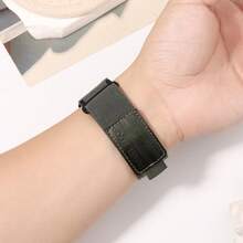 Trail Loop 尼龙表带兼容 表带 49 毫米 46 毫米 45 毫米 44 毫米 42 毫米 41 毫米 40 毫米 38 毫米 男女款，坚固编织弹性编织运动表带兼容 Ultra 系列 10/9/8/7/6/SE/5/4/3/2/1/SE - 綠(黑彩) - 查看 6