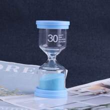 Colorful Macaron Hourglasss Timer 1/3/5/10/15/30 Minutes Sandglass Timers Quicksand Home Ornament Children Do Homework Sand Clock