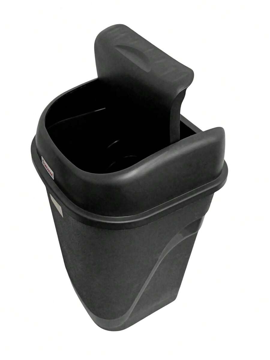 Bote Para Basura Balancín, Mediano, Capacidad 23LT, Resistente y Duradero, 29 * 30 * 51.5 cm - Negro - Ver 1