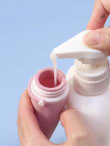 30毫升/60毫升/90毫升硅胶旅行瓶套装，可重复灌装防漏旅行容器，适用于乳液、洗发水、护发素、化妆品等，适合浴室、宿舍使用，3种颜色可选 - 彩色 - 查看 8