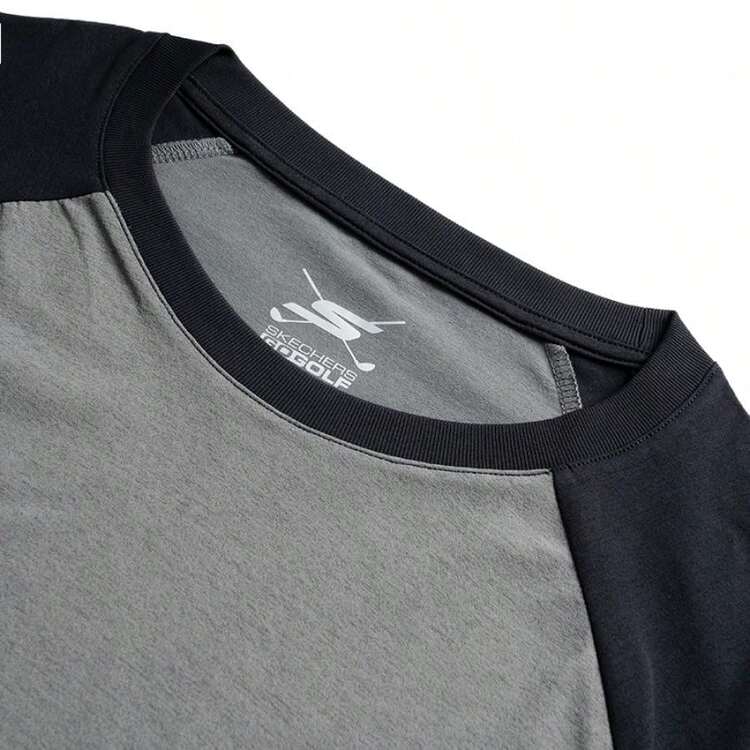 Skechers 男女通用长袖T恤，户外运动休闲舒适柔软针织长袖T恤，P225U139-00Z8 - 石灰色 - 查看 3