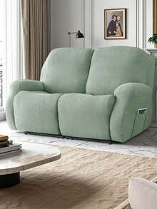 1/2/3 Seater Recliner Sofa Covers Stretch Jacquard Reclining Couch Covers For Reclining Sofa Relax Armchair Slipcovers Furniture Covers, 4pcs/6pcs/8pcs