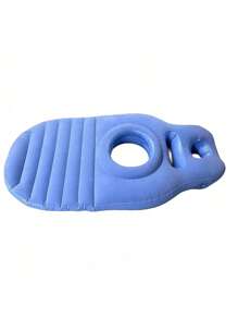 1pc Inflatable Mummy-Shaped Pregnancy Pillow, Ergonomic Sleep Support Cushion, Portable Back Support Air Mattress, Made Of PVC, For Daily Use, Mother's Day Gift, Single-Person Capacity, Excludes Repair Kit & Storage Bag