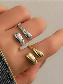 1 Stück minimalistischer geometrischer glatter Ring, Edelstahl Unisex Ring, geeignet für Frauen und Männer, Hip-Hop Stil Einzelfinger Ring, neutraler Ring für den täglichen Gebrauch und Partys, perfektes Geschenk für Modebewusste