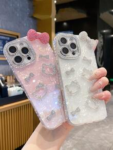 [Sanrio Star Protection Case] Official Sanrio Anti-Drop Electroplated Frame With Drip Glue Protective Case With Full Screen Star Design For Apple