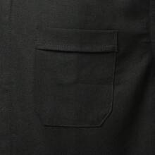 Church Clergy Men's Tab Collar Clergy Shirt Long/Short Sleeveshalloween - 黑色1(短袖) - 查看 7