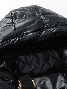 Men's Hooded Black & Gold Sweatshirt, Thick Casual Loose Fit Jacket, Versatile Sportswear For Autumn/Winter