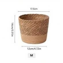3 Packs, Plant Pots For Indoor Plants, Seagrass Planters, Planter Basket Indoor, Flower Pots Cover, Plant Containers, Natural