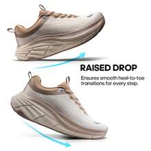Women's Walking Shoes Cushion Comfortable ActiveBreeze Running Tennis Shoes Non-Slip Workout Gym Sports Athletic Breathable Fashion Sneakers - Màu Khaki - Xem 8