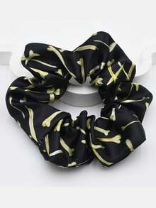 New - Arrival Halloween Fabric Scrunchies Set | Various Prints, Including Pumpkins, Versatile Hair Accessories For Wholesale,This Set Of Halloween - Themed Fabric Scrunchies Offers A Wide Variety Of Designs, Perfect For Adding A Spooky