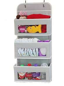 1 Peça Bolsa de Armazenamento Suspensa Organizador de Armazenamento Sobre a Porta - Suporte Suspenso para Quarto/Armário! Armazenamento de Grande Capacidade Sem Prateleira, Economizador de Espaço e Tecido Não Tecido Resistente