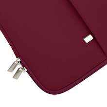 11-16 吋筆電保護套 前口袋筆電包，相容 11/13/14/15/16 吋 Pro Air PC 筆記本 Surface Chromebook - 酒紅色 - 查看 4