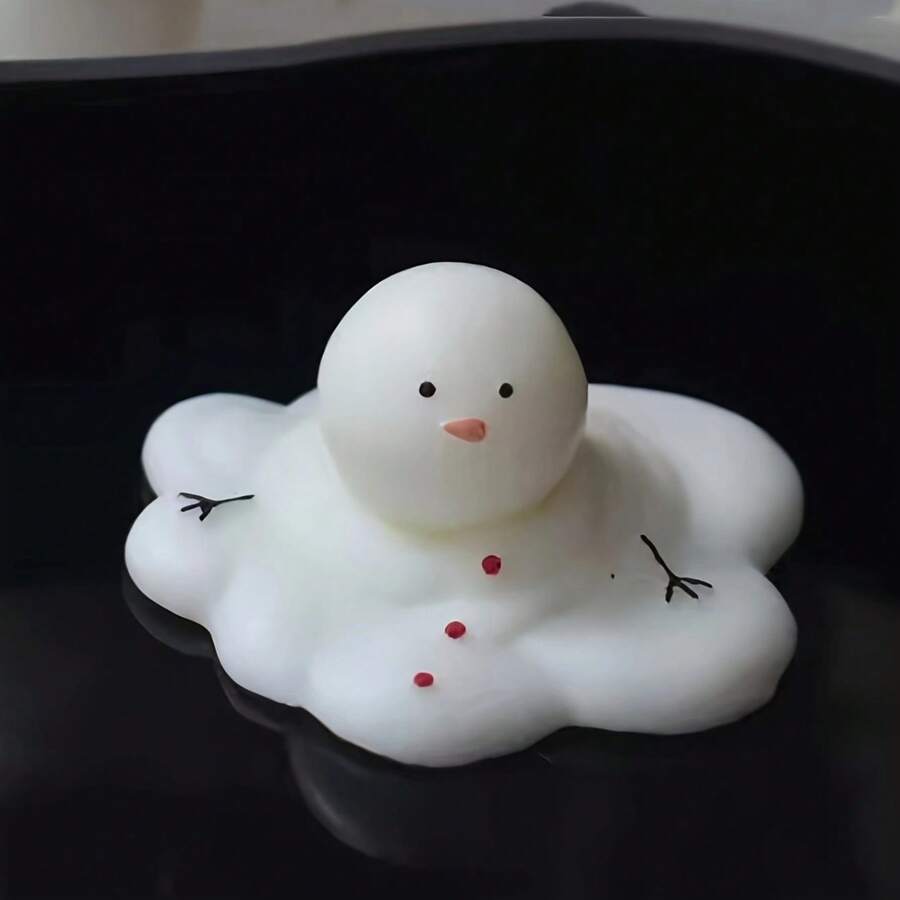 Christmas Melting Snowman Silicone Candle & Soap Making Mold DIY Craft