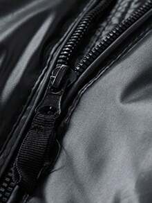 Men's Hooded Black & Gold Sweatshirt, Thick Casual Loose Fit Jacket, Versatile Sportswear For Autumn/Winter