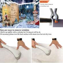 Bannière de fond de scène de Noël, Joyeux Noël avec la porte de la fée du Pôle Nord, Plusieurs tailles, Aucune électricité requise