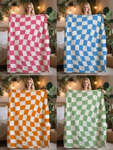 1pc Flannel Blanket For Bed, Warm And Cozy, Throws Blanket, Best Blanket, Cozy Blanket, Breathable Soft Fabric For Bedroom, Living Room And Sofa Napping, Family Gift, Birthday Gifts, Halloween Gifts, Christmas Gifts, Gift For Friend