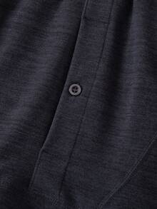 2pcs Men's Thermal Underwear Set, Long Sleeve T-Shirt + Pants, Warm Casual Base Layer For Autumn/Winter