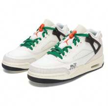 Nike أحذية كرة السلة الرياضية الكلاسيكية منخفضة الرقبة لأطفال جوردان سبيزايك - أبيض - مشاهدة 6