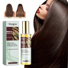Essential Hair Care Oil For Enhanced Shine, Silky Smoothness, And Frizz Control - green hair essence oil - 查看 2