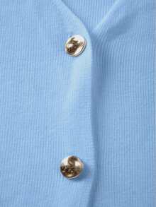 FOR BEAUTY Spring And Summer New V-Neck Short Sleeved Women's Knitted Cardigan, Fashionable And Elegant Temperament, Commuting Top