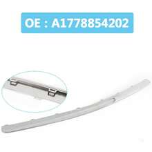 FRONT BUMPER BLACK SPLITTER TRIM - Silver - View 7