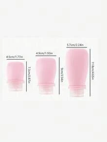 30毫升/60毫升/90毫升硅胶旅行瓶套装，可重复灌装防漏旅行容器，适用于乳液、洗发水、护发素、化妆品等，适合浴室、宿舍使用，3种颜色可选 - 彩色 - 查看 7